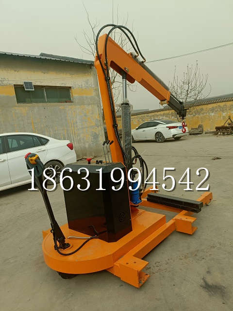 交城县自卸车厢随车吊 自制轮式四不像起重机 四驱平板吊 5吨 贵盛